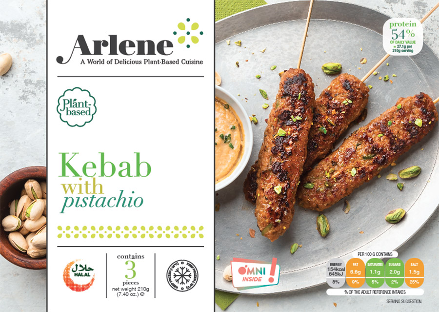 Product packaging front shot